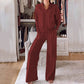 🔥Tiempo limitado 50% de descuento🔥Conjunto de moda casual para mujer 💕(top + pantalón)