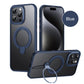 Funda para teléfono con soporte magnético invisible y giratoria de 360°