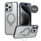 Funda para teléfono con soporte magnético invisible y giratoria de 360°