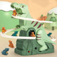 🎅Weihnachtsangebote - 50 % Rabatt🎄Elektrisches Dinosaurier-Verfolgungsrennstrecken-Spielset