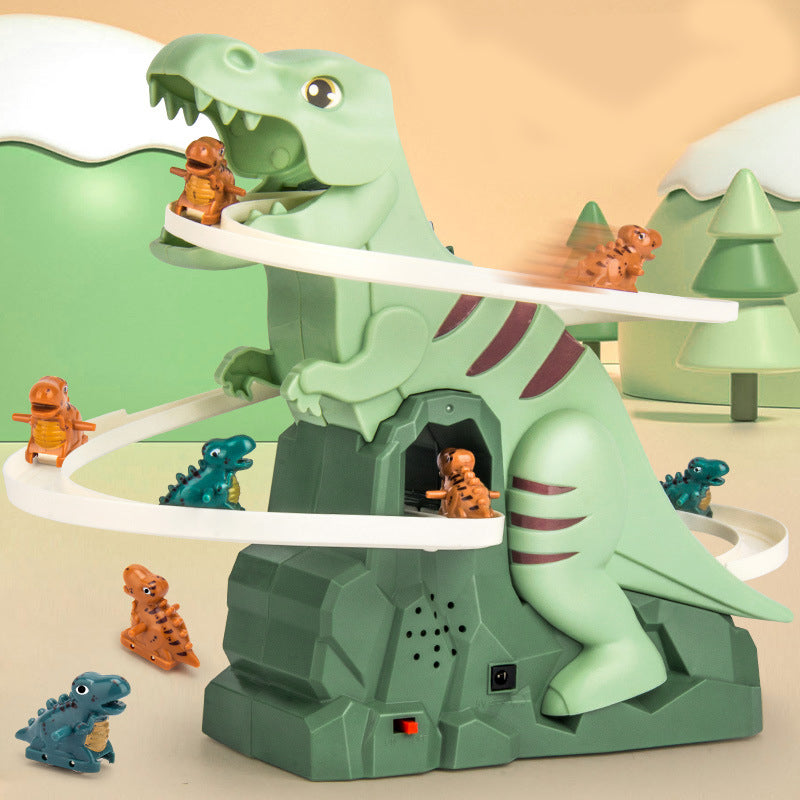 🎅Xmas Sales - 50% OFF🎄Electric Dinosaur Chase Race Track Playset