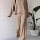 🔥Limited Time 50% OFF🔥Women's Knitted Lounge Set with Micro-Flared Pants