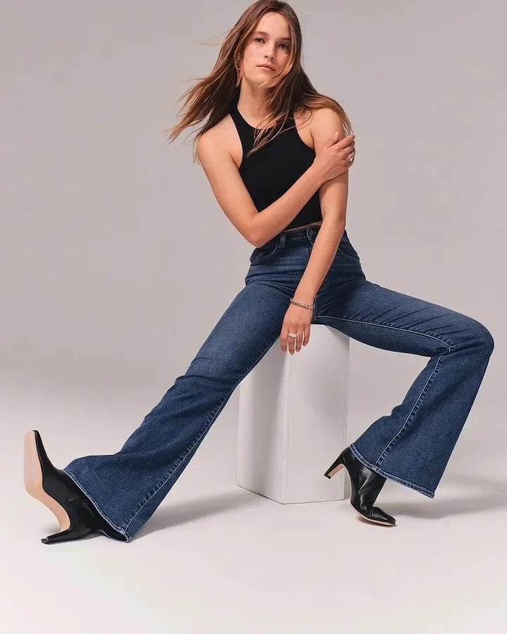 🎅Xmas Sales - 50% OFF🎄Ultra High Rise Stretch Flare Jean