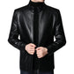 🔥50 % de descuento por tiempo limitado 🔥Chaqueta de cuero con forro de felpa cálida para hombre: ¡un regalo para él! 