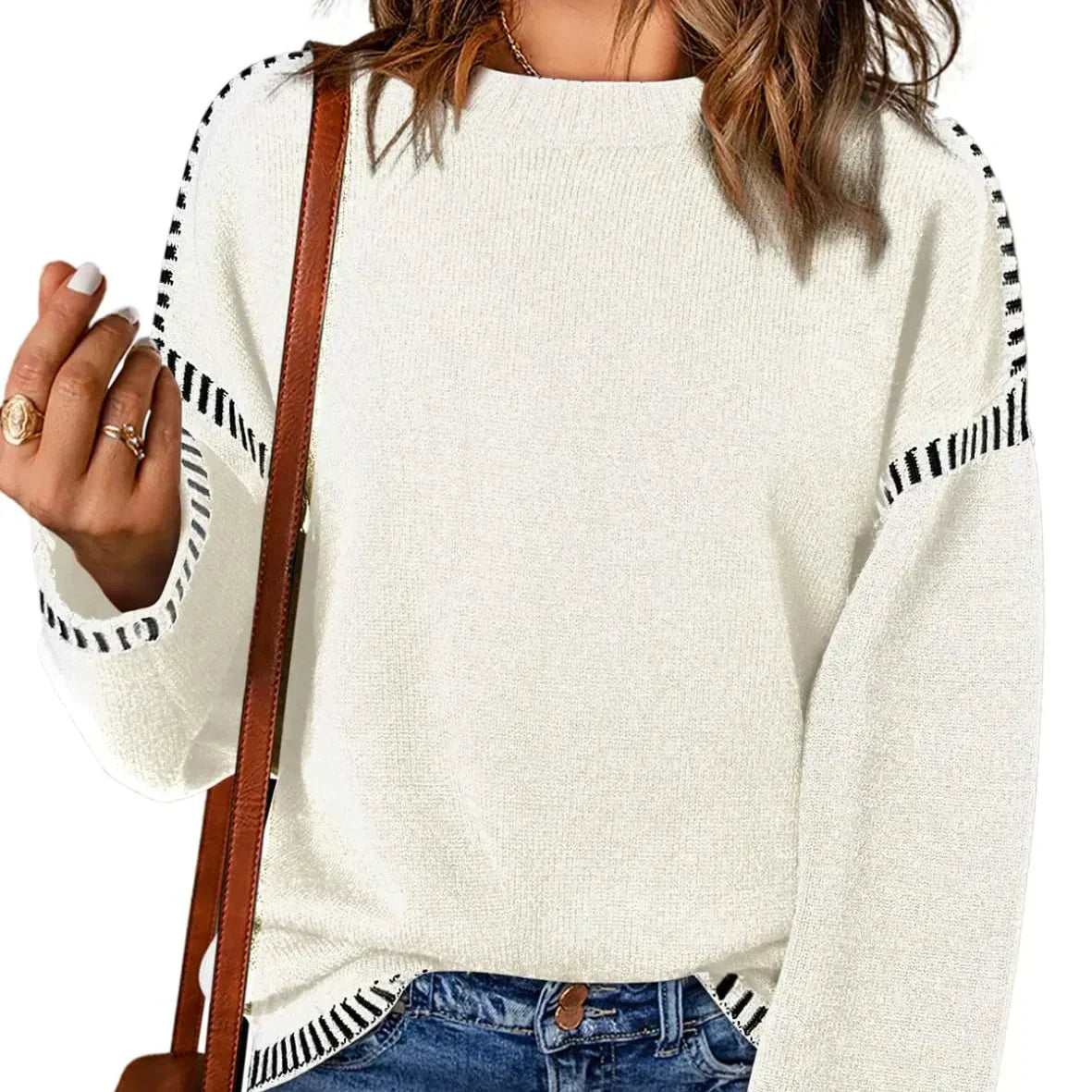 🔥Limited Time 50% OFF🔥Women's Casual Knit Pullover Sweater