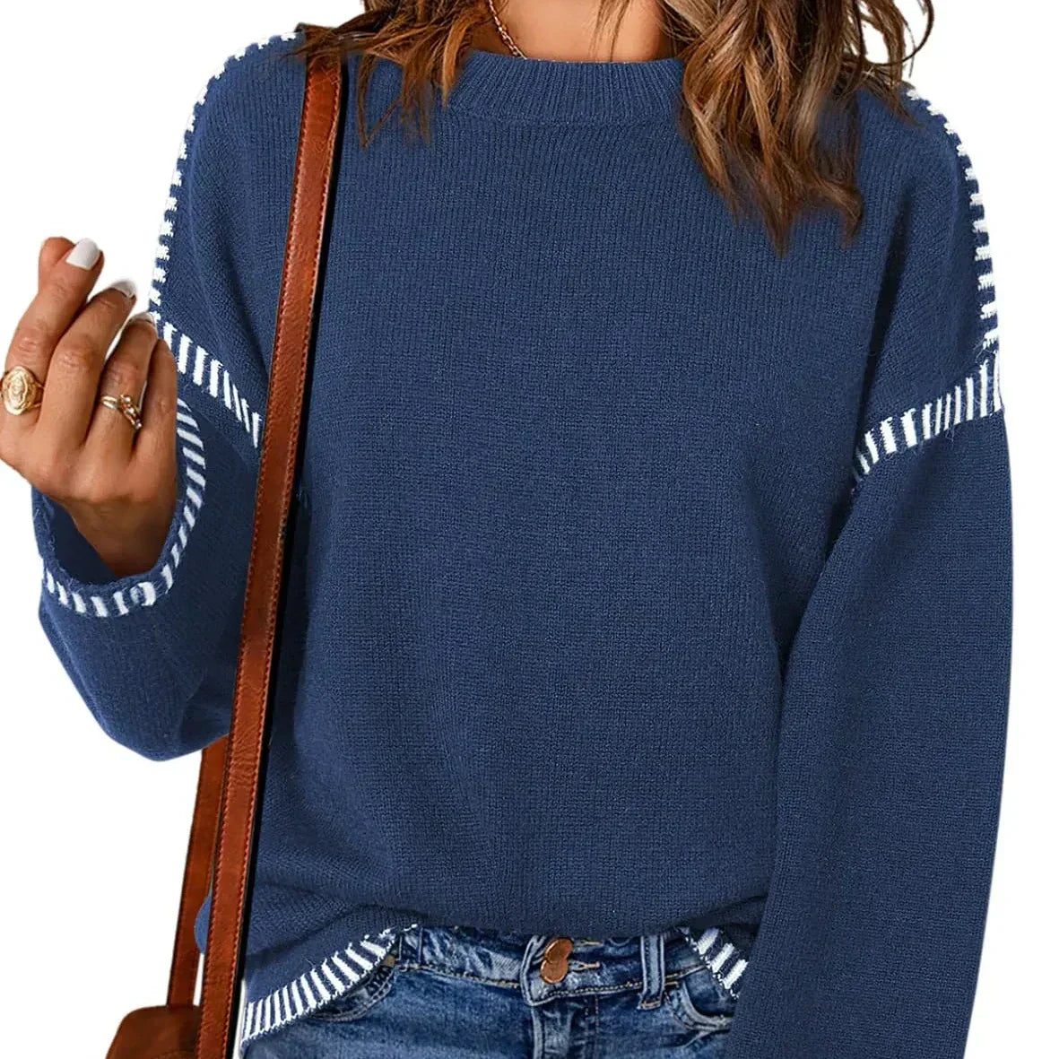 🔥Limited Time 50% OFF🔥Women's Casual Knit Pullover Sweater