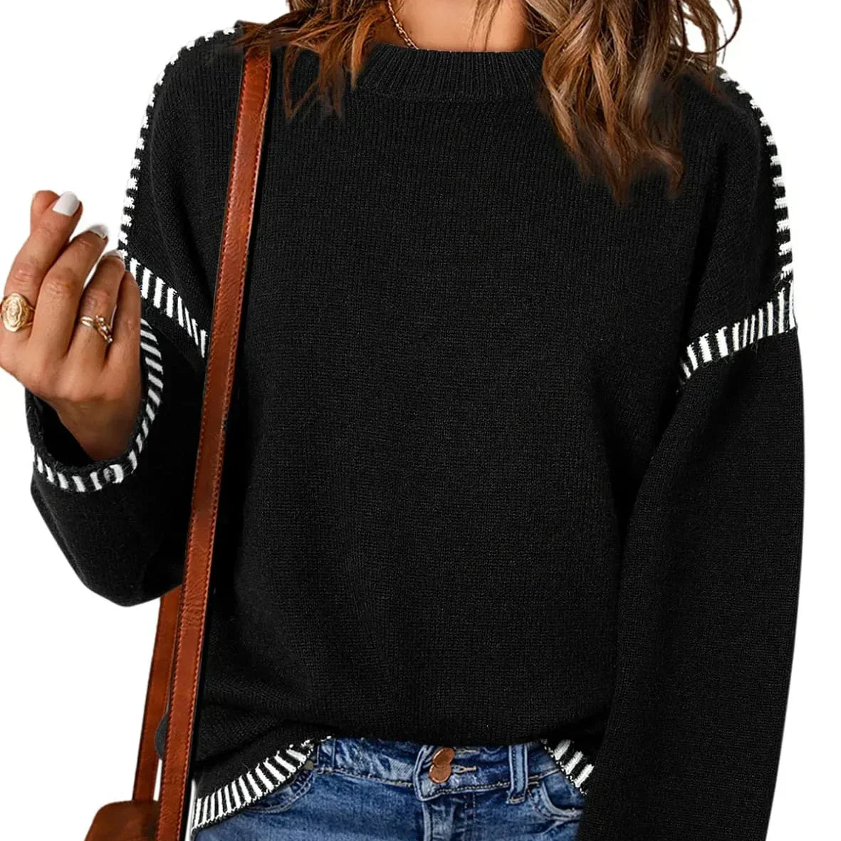 🔥Limited Time 50% OFF🔥Women's Casual Knit Pullover Sweater