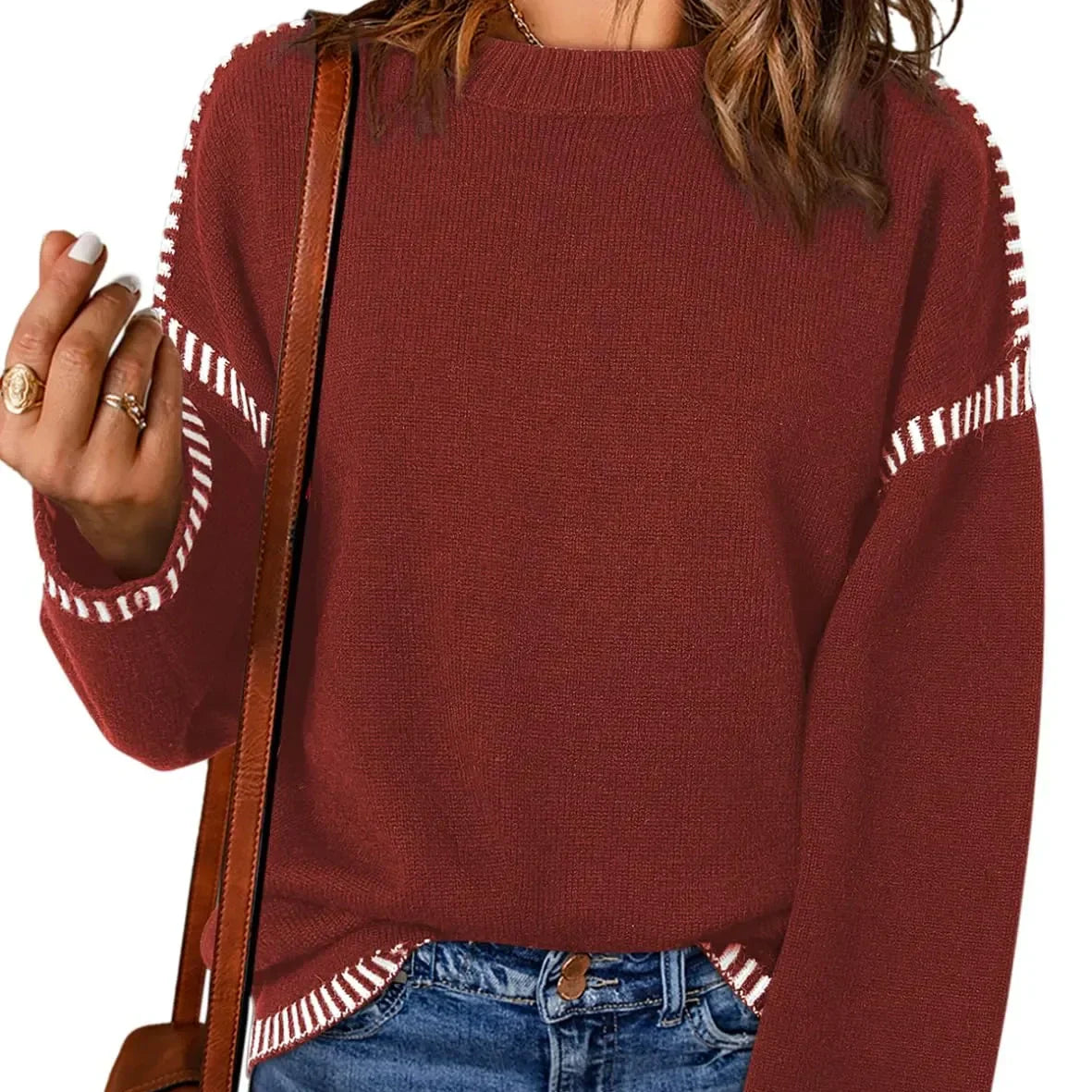 🔥Limited Time 50% OFF🔥Women's Casual Knit Pullover Sweater