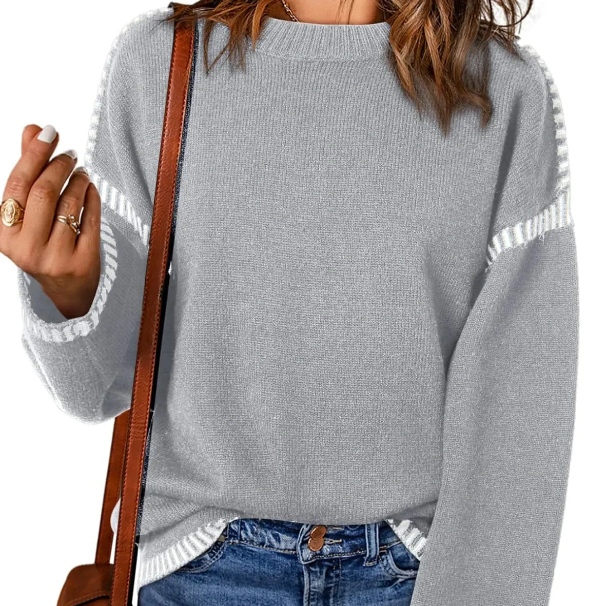 🔥Limited Time 50% OFF🔥Women's Casual Knit Pullover Sweater