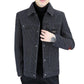 🔥50 % DE DESCUENTO POR TIEMPO LIMITADO🔥Chaqueta cálida a cuadros de moda para hombre con botones en el frente