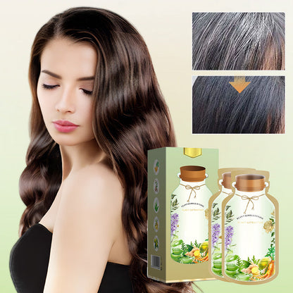 🔥Limited Time 50% Off 🔥Pure natural Plant Hair Dye Shampoo, Make your hair beautiful, shiny and smooth🥳