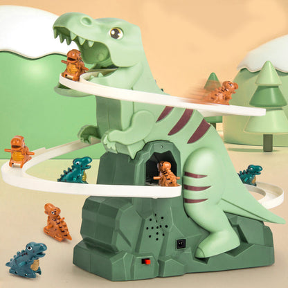 🎅Xmas Sales - 50% OFF🎄Electric Dinosaur Chase Race Track Playset🦕