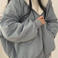 🔥🖤Early Black Friday Sale:50% OFF🔥Reversible Oversize Fleece Hooded Jacket