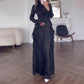 🔥🖤Black Friday Sale:50% OFF🔥Chic Flowy Glossy Dress for Women