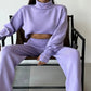 🔥Early Black Friday Sale:50% OFF🔥Women's Long-sleeve High Neck Crop Top and Pants Set