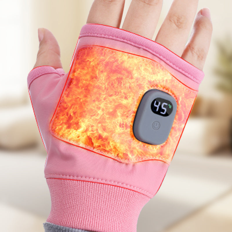 🔥🖤Black Friday Sale:50% OFF🔥Smart Thermostatic Heated Fingerless Gloves