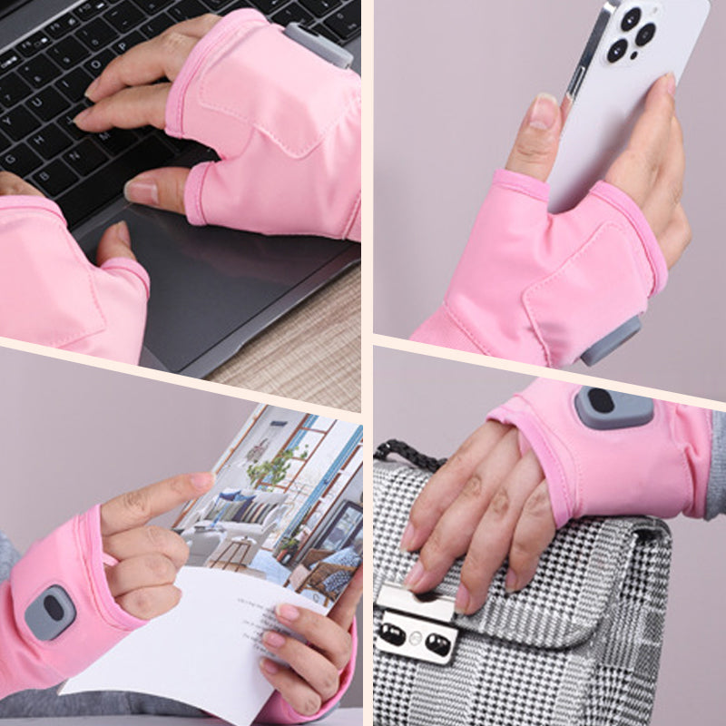 🔥🖤Black Friday Sale:50% OFF🔥Smart Thermostatic Heated Fingerless Gloves