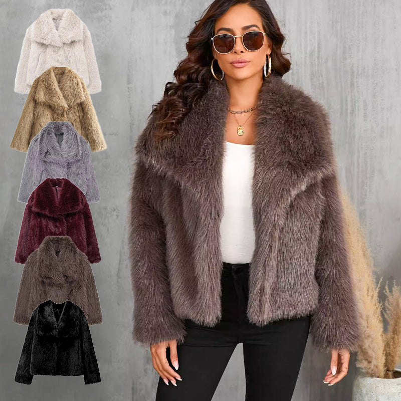 🔥🖤Early Black Friday Sale:50% OFF🔥Winter Pre-Sale Women's Fur Coat🔥Free shipping