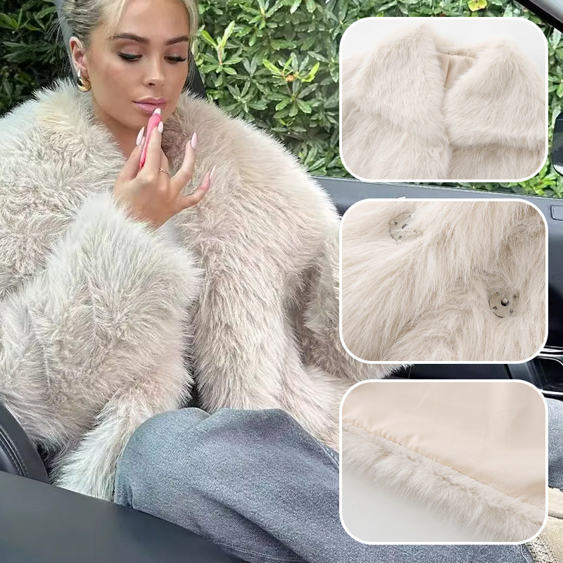 🔥🖤Early Black Friday Sale:50% OFF🔥Winter Pre-Sale Women's Fur Coat🔥Free shipping