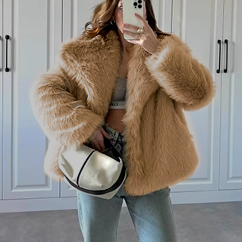 🔥🖤Early Black Friday Sale:50% OFF🔥Winter Pre-Sale Women's Fur Coat🔥Free shipping