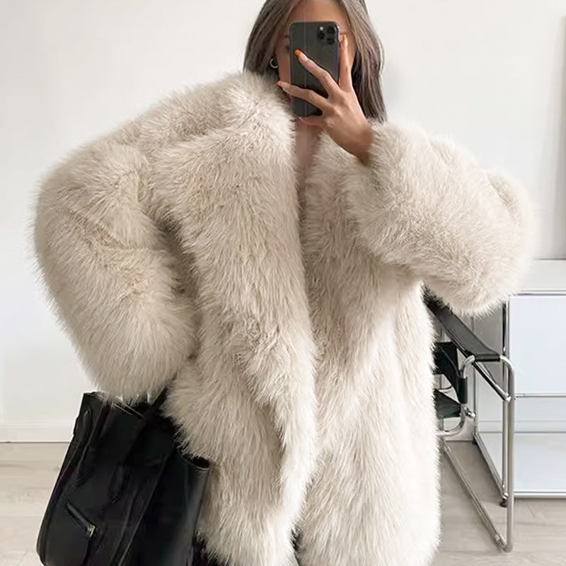 🔥🖤Early Black Friday Sale:50% OFF🔥Winter Pre-Sale Women's Fur Coat🔥Free shipping