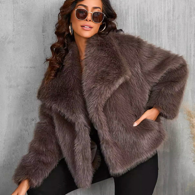 🔥🖤Early Black Friday Sale:50% OFF🔥Winter Pre-Sale Women's Fur Coat🔥Free shipping