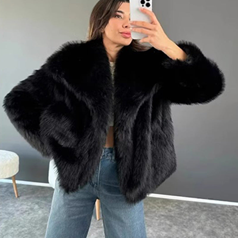 🔥🖤Early Black Friday Sale:50% OFF🔥Winter Pre-Sale Women's Fur Coat🔥Free shipping