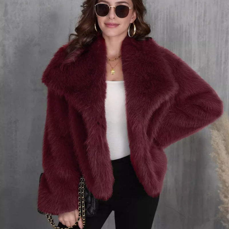 🔥🖤Early Black Friday Sale:50% OFF🔥Winter Pre-Sale Women's Fur Coat🔥Free shipping