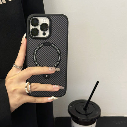 Phone Case with Stand and Lens Film