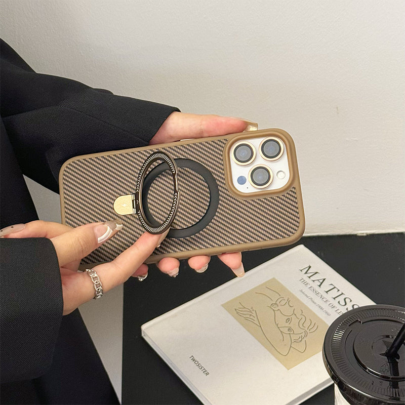 Phone Case with Stand and Lens Film