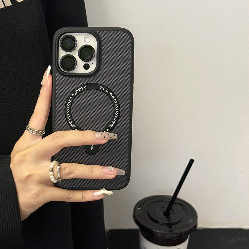 Phone Case with Stand and Lens Film