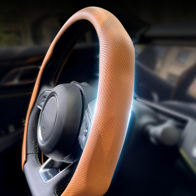 ✨Breathable Non-Slip Ultra-Thin Steering Wheel Cover