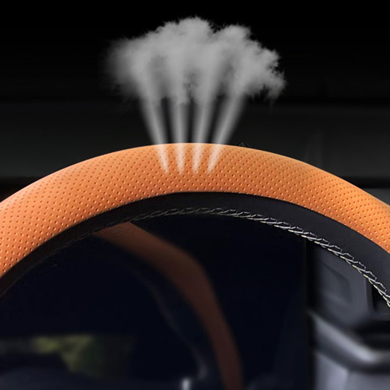 ✨Breathable Non-Slip Ultra-Thin Steering Wheel Cover