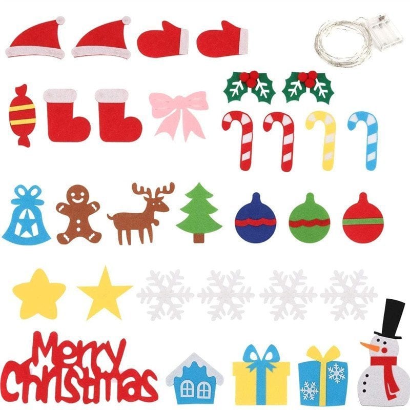 🎅Xmas Sales - 50% OFF🎄DIY Felt Christmas Tree Set