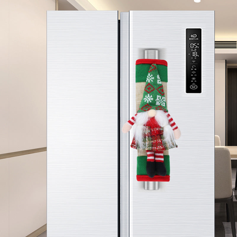 🎅Xmas Sales - 50% OFF🎄Christmas Refrigerator Handle Covers Set