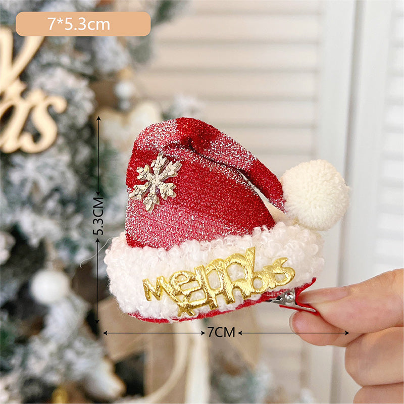 🎅Xmas Sales - 50% OFF🎄Christmas Santa Hat Hair Clip