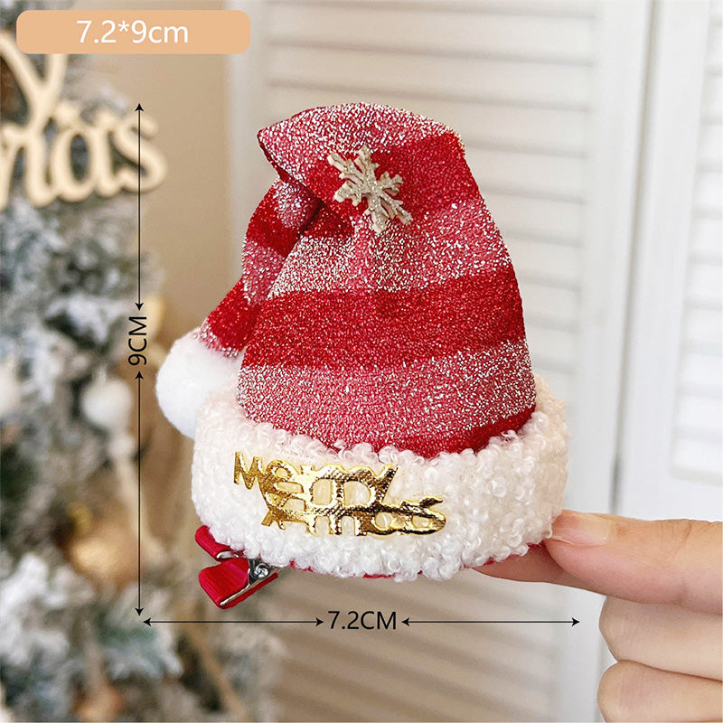 🎅Xmas Sales - 50% OFF🎄Christmas Santa Hat Hair Clip