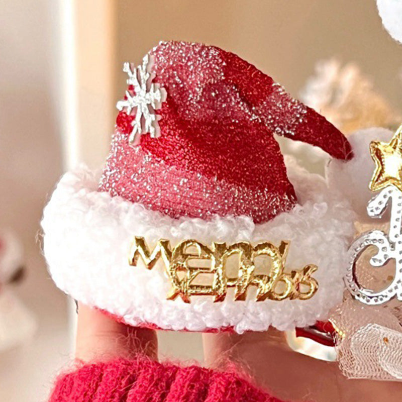 🎅Xmas Sales - 50% OFF🎄Christmas Santa Hat Hair Clip