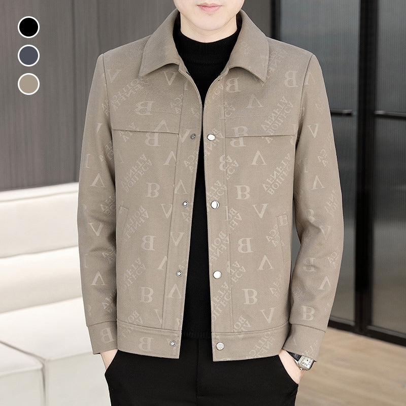 🎅Xmas Sales - 50% OFF🎄Men's Warm and Comfortable Lapel Jacket