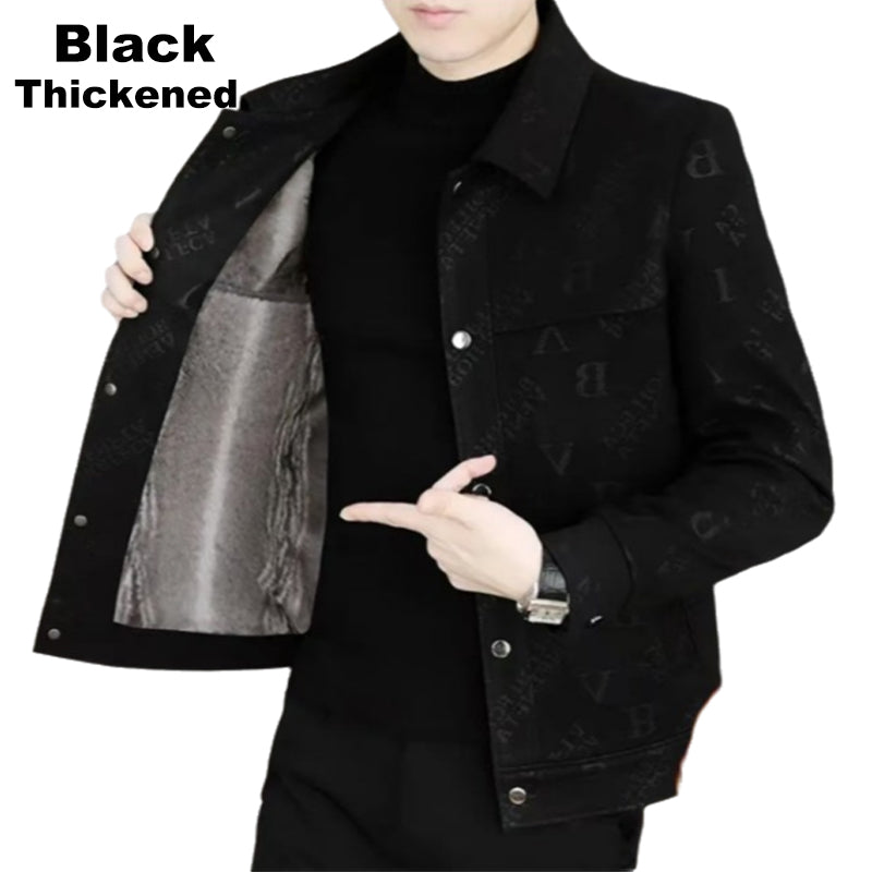 🎅Xmas Sales - 50% OFF🎄Men's Warm and Comfortable Lapel Jacket