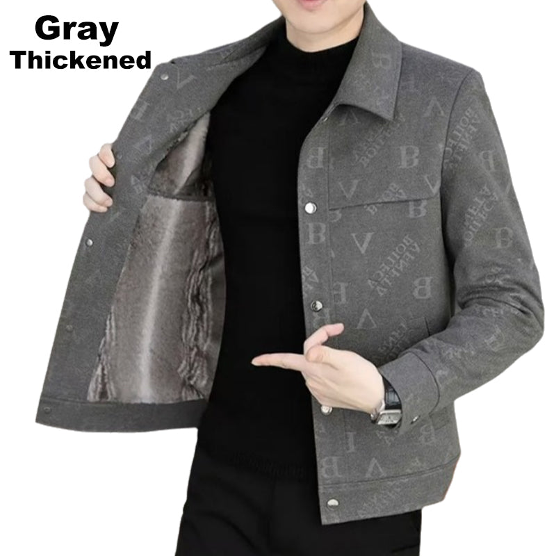 🎅Xmas Sales - 50% OFF🎄Men's Warm and Comfortable Lapel Jacket