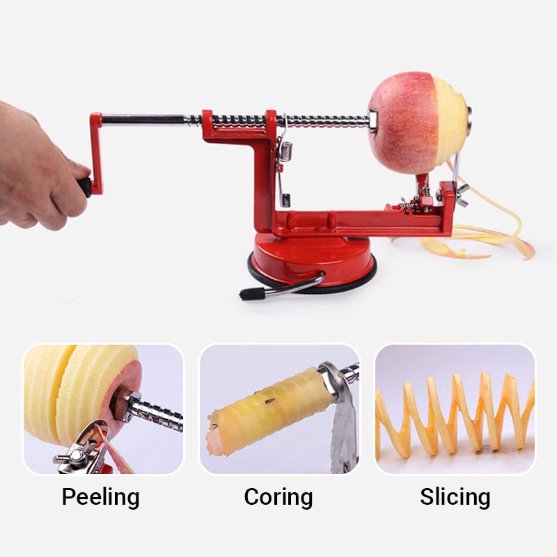 🍎3-in-1 Hand Crank Peeler