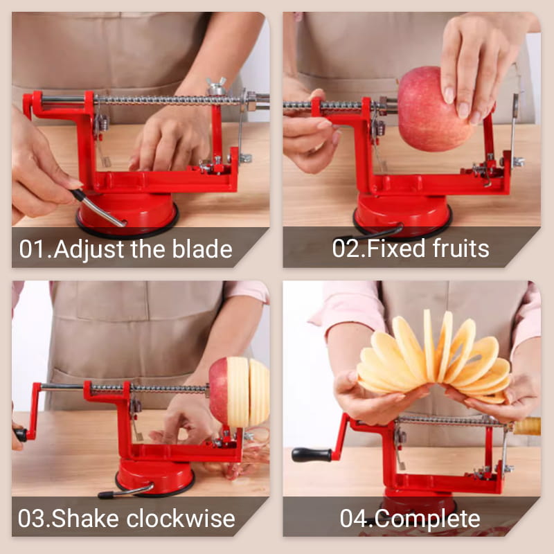 🍎3-in-1 Hand Crank Peeler