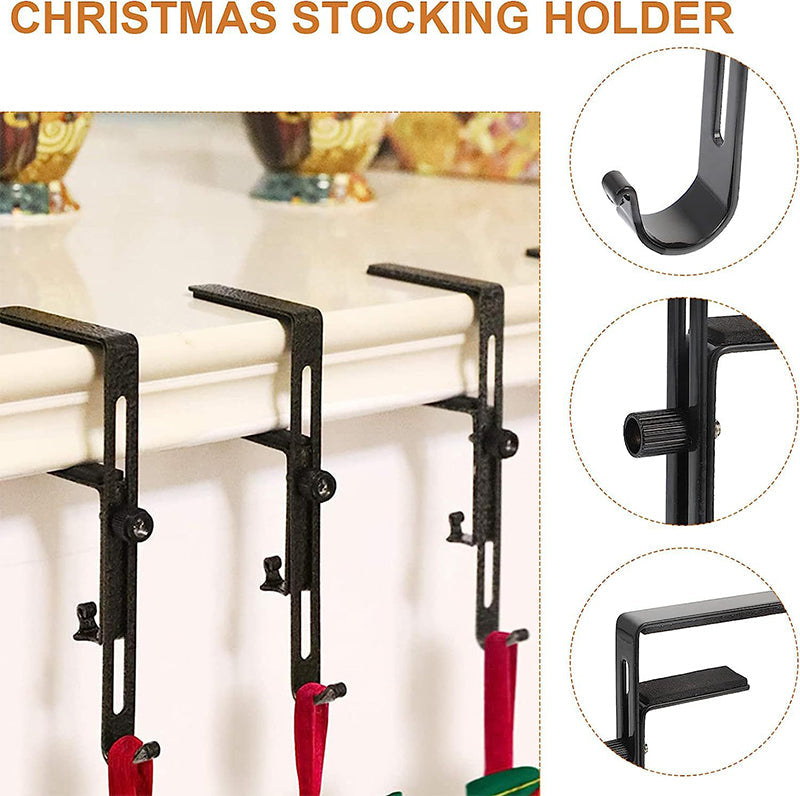 🎅Xmas Sales - 50% OFF🎄No Drill Christmas Stocking and Garland Hanger