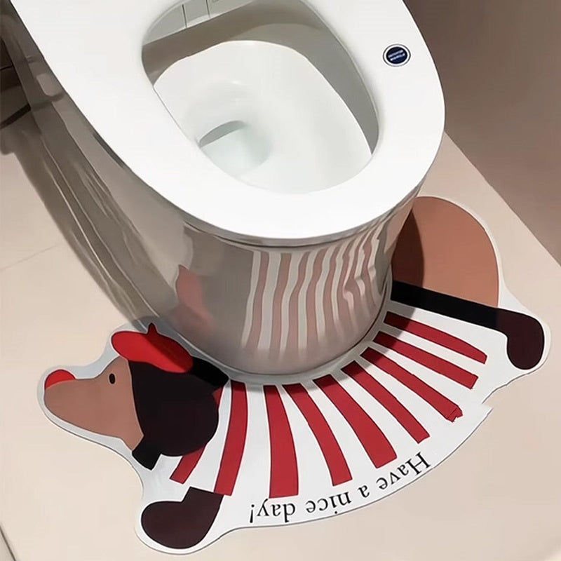 🎅Xmas Sales - 50% OFF🎄Non-Slip Absorbency U-Shaped Toilet Rug