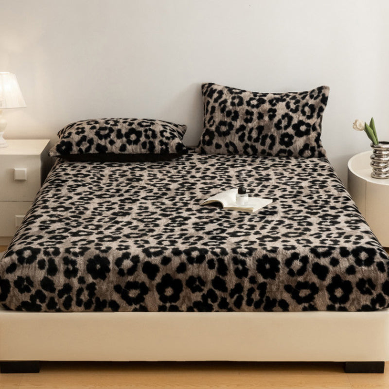 🎅Xmas Sales - 50% OFF🎄Soft Leopard Print Fitted Sheet