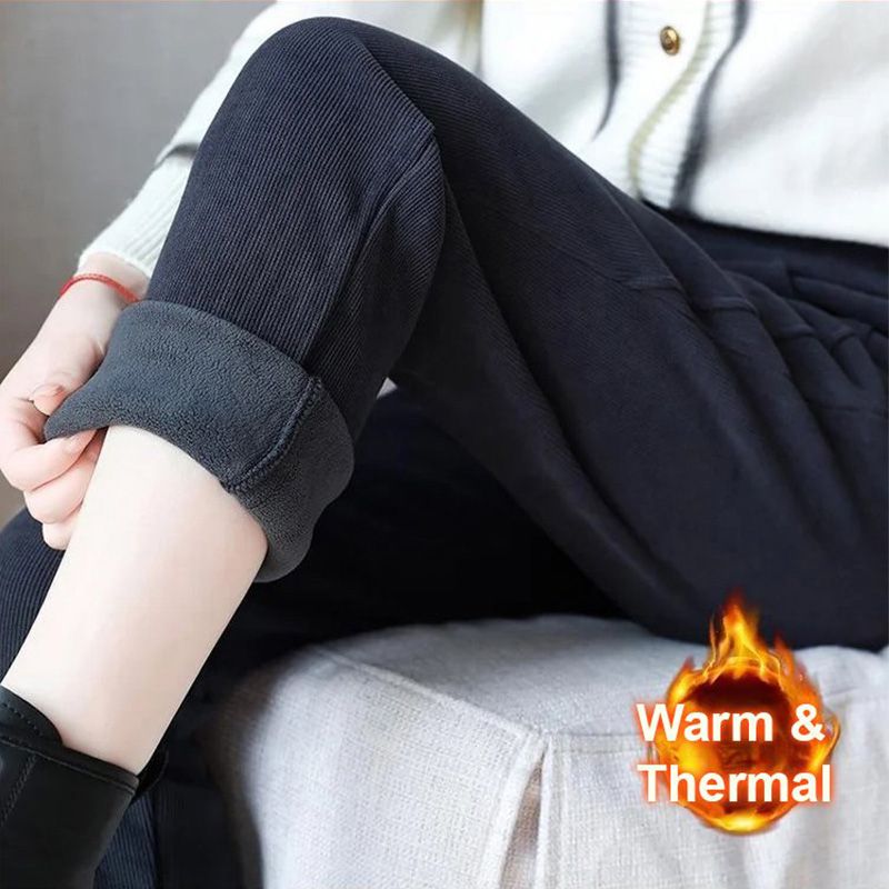 🎅Xmas Sales - 50% OFF🎄Women's High-waist Warm Faux Fleece-lined Pants