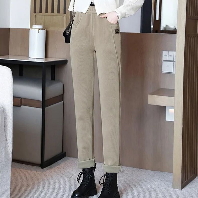 🎅Xmas Sales - 50% OFF🎄Women's High-waist Warm Faux Fleece-lined Pants