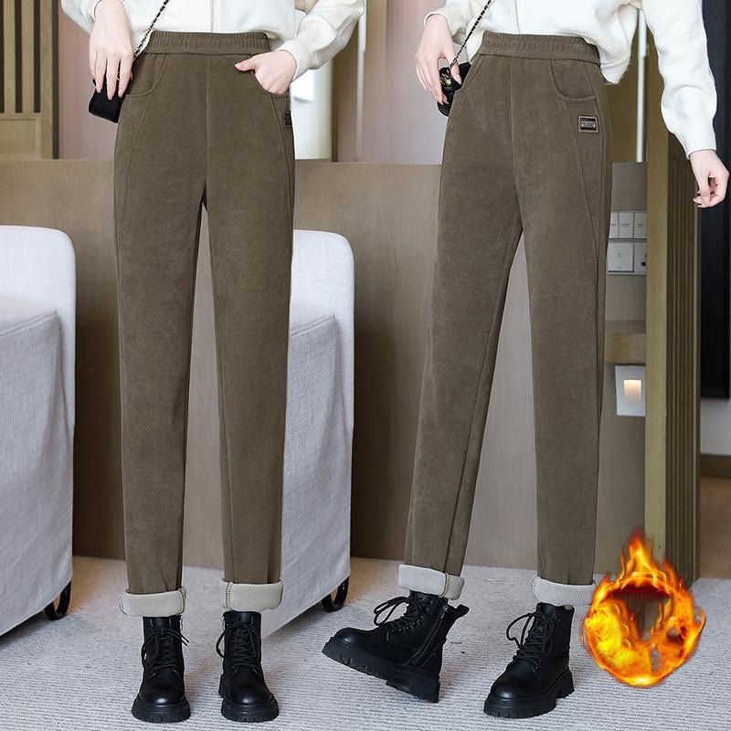 🎅Xmas Sales - 50% OFF🎄Women's High-waist Warm Faux Fleece-lined Pants