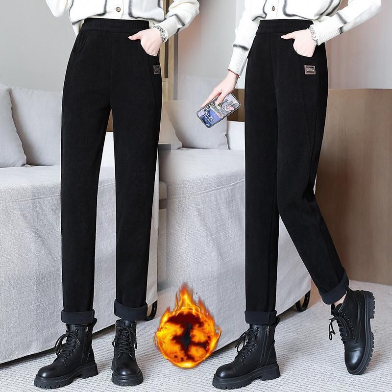 🎅Xmas Sales - 50% OFF🎄Women's High-waist Warm Faux Fleece-lined Pants